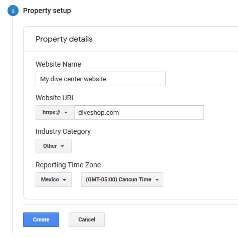 Google Analytics for Dive Centers 6