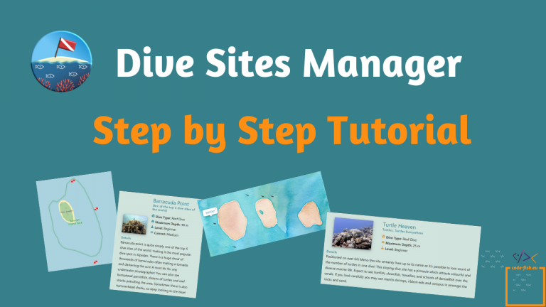 Read more about the article Dive Sites Manager Step by Step